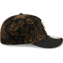 san-diego-padres-mlb-new-era-59fifty-low-profile-floral-cord-three-looms-printed-corduroy-svart-justerbar-kurvad-keps