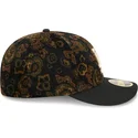 los-angeles-dodgers-mlb-new-era-svart-bojd-keps-59fifty-low-profile-floral-cord-three-looms-printed-corduroy