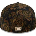los-angeles-dodgers-mlb-new-era-svart-bojd-keps-59fifty-low-profile-floral-cord-three-looms-printed-corduroy