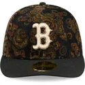 boston-red-sox-mlb-new-era-59fifty-low-profile-floral-cord-three-looms-printed-corduroy-svart-justerbar-bojd-keps