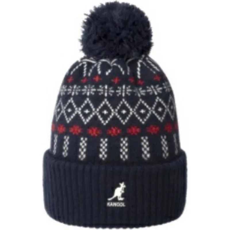 kangol-holiday-dk-blue-morkbla-mossa-med-tofs