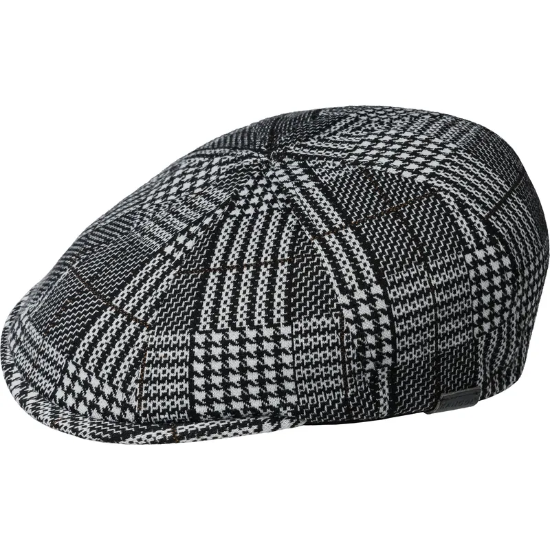 boina-negra-pattern-flexfit-black-plaid-fran-kangol