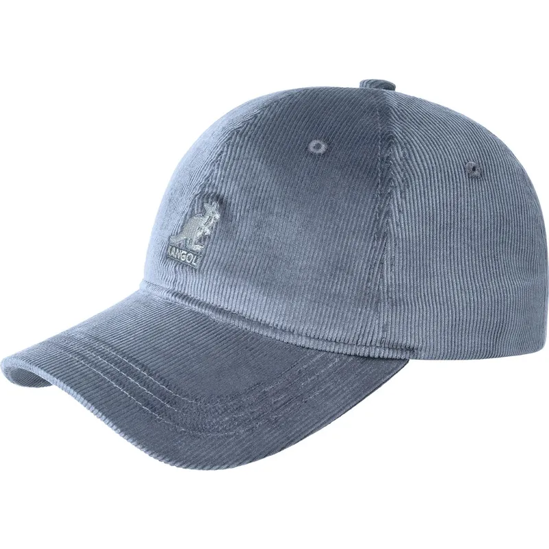 kangol-justerbar-bla-denim-baseballkeps-med-bojd-skarm