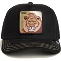 svart-trucker-keps-lejon-king-golden-suede-the-farm-fran-goorin-bros
