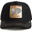 gorra-trucker-negra-gallo-cock-golden-suede-the-farm-de-goorin-bros