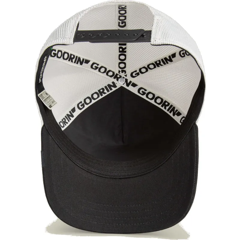 truckerkeps-vit-och-svart-panter-strength-panther-suede-the-farm-fran-goorin-bros