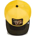 truckerkeps-gul-och-svart-lejon-mighty-lion-suede-the-farm-fran-goorin-bros