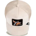 truckerkeps-beige-hund-dobermann-beware-doberman-velour-the-farm-fran-goorin-bros