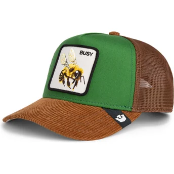 Goorin Bros. Busy Remix The Farm grön och brun bi truckerkeps.