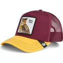 goorin-bros-the-real-talk-sport-the-farm-rod-och-gul-uggla-truckerkeps