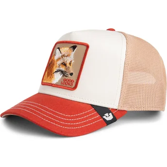 Goorin Bros. Good Looks Tri Tone The Farm flerfärgad truckerkeps med räv.