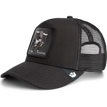 Gorra trucker negra toro Raging The Farm de Goorin Bros.