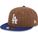 los-angeles-dodgers-mlb-new-era-9fifty-retro-crown-wool-pinstripe-justerbar-brun-och-bla-platt-keps