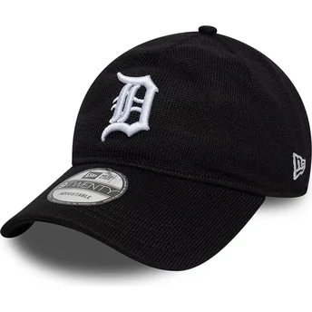 Svart böjd justerbar keps 9TWENTY Merino Wool från Detroit Tigers MLB av New Era