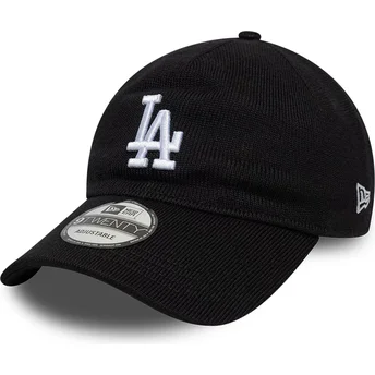 Justerbar svart böjd keps 9TWENTY Merino Wool Los Angeles Dodgers MLB från New Era