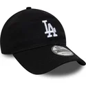 justerbar-svart-bojd-keps-9twenty-merino-wool-los-angeles-dodgers-mlb-fran-new-era