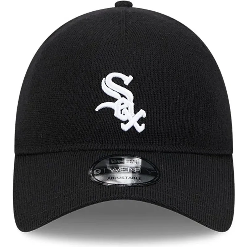 svart-bojd-justerbar-keps-9twenty-merino-wool-fran-chicago-white-sox-mlb-av-new-era