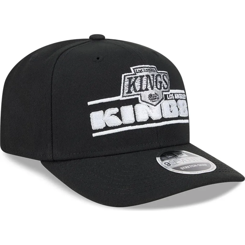 svart-kurvad-keps-snapback-9seventy-stretch-snap-stated-los-angeles-kings-nhl-fran-new-era