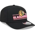 svart-bojd-snapbackkeps-9seventy-stretch-snap-stated-chicago-blackhawks-nhl-fran-new-era