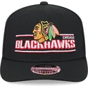 svart-bojd-snapbackkeps-9seventy-stretch-snap-stated-chicago-blackhawks-nhl-fran-new-era