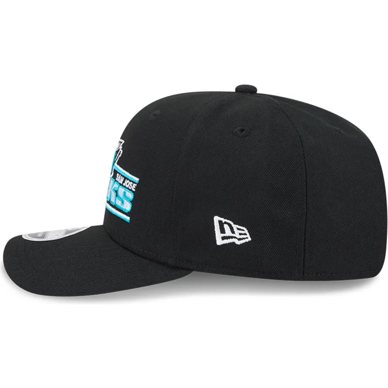 svart-kurvad-keps-snapback-9seventy-stretch-snap-stated-san-jose-sharks-nhl-fran-new-era