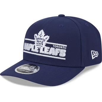 Toronto Maple Leafs NHL New Era blå kurvad snapback 9SEVENTY Stretch Snap Stated keps