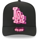 los-angeles-dodgers-mlb-new-era-9fifty-a-frame-neon-svart-bojd-skarm-snapback-keps