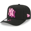 svart-kurvad-snapback-keps-9fifty-a-frame-neon-new-york-yankees-mlb-fran-new-era