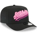 svart-kurvad-snapback-keps-9fifty-a-frame-neon-oakland-athletics-mlb-fran-new-era