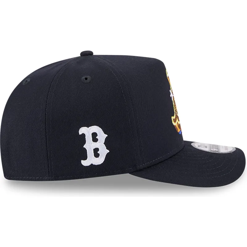 marinbla-kurvad-keps-snapback-9fifty-a-frame-emblem-boston-red-sox-mlb-fran-new-era