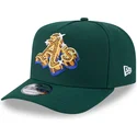 gron-snapback-keps-med-bojd-skarm-9fifty-a-frame-emblem-fran-oakland-athletics-mlb-av-new-era