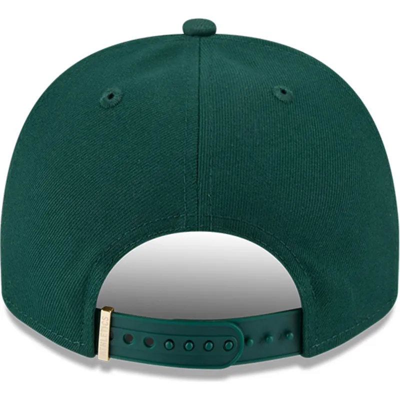 gron-kurvad-keps-snapback-9fifty-a-frame-emblem-oakland-athletics-mlb-fran-new-era