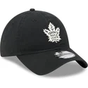 svart-justerbar-9twenty-stamp-kurvkeps-toronto-maple-leafs-nhl-fran-new-era