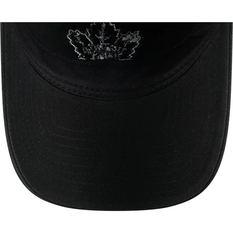 svart-bojd-justerbar-keps-9twenty-stamp-fran-toronto-maple-leafs-nhl-av-new-era