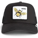 svart-truckerkeps-queen-bee-med-bi-fran-goorin-bros