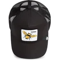 svart-truckerkeps-queen-bee-med-bi-fran-goorin-bros