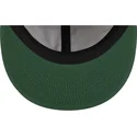 brun-och-marinbla-justerbar-platt-keps-9fifty-retro-crown-wool-pinstripe-fran-boston-red-sox-mlb-av-new-era