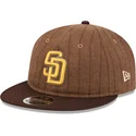 brun-justerbar-platt-keps-9fifty-retro-crown-wool-pinstripe-san-diego-padres-mlb-fran-new-era