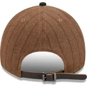 atlanta-braves-mlb-new-era-9twenty-a-frame-wool-pinstripe-justerbar-brun-och-marinbla-bojd-keps