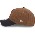 justerbar-9twenty-a-frame-wool-pinstripe-brun-och-marinbla-bojd-keps-boston-red-sox-mlb-fran-new-era