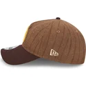 san-diego-padres-mlb-new-era-9twenty-a-frame-justerbar-brun-kurvkeps-i-ull-med-kritstrecksrander