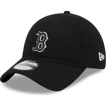 Justerbar svart kurvad keps 9TWENTY Merino Wool Boston Red Sox MLB från New Era