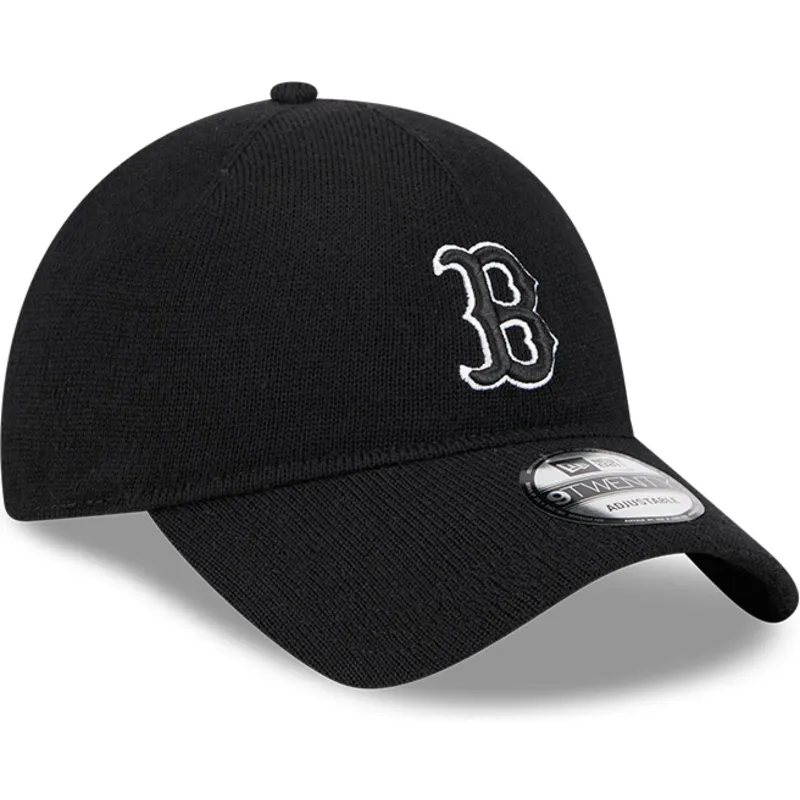 svart-bojd-justerbar-keps-9twenty-merino-wool-fran-boston-red-sox-mlb-av-new-era