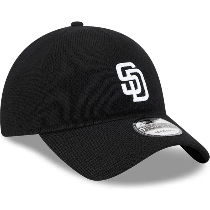 svart-bojd-justerbar-keps-9twenty-merino-wool-fran-san-diego-padres-mlb-av-new-era