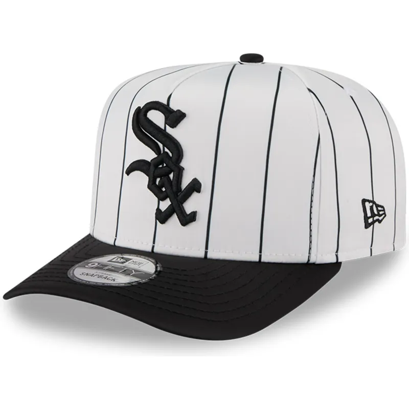 vit-och-svart-bojd-keps-snapback-9fifty-a-frame-satin-pinstripe-fran-chicago-white-sox-mlb-av-new-era