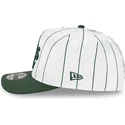 vit-och-gron-kurvad-keps-snapback-9fifty-a-frame-satin-pinstripe-oakland-athletics-mlb-fran-new-era