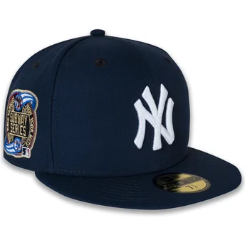 New Era New York Yankees MLB 59FIFTY Subway Series marinblå justerbar flat keps