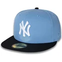 platt-bla-justerad-keps-59fifty-world-series-2003-side-patch-fran-new-york-yankees-mlb-av-new-era