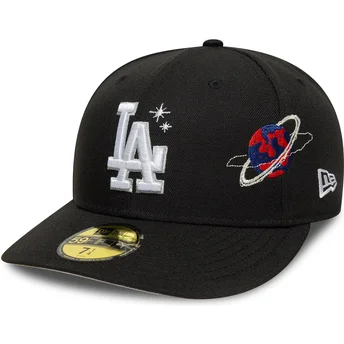 Los Angeles Dodgers MLB Planet Icon svart böjd keps 59FIFTY från New Era