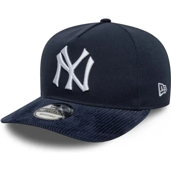Marinblå böjd keps snapback 19TWENTY Coops Cord av New York Yankees MLB från New Era